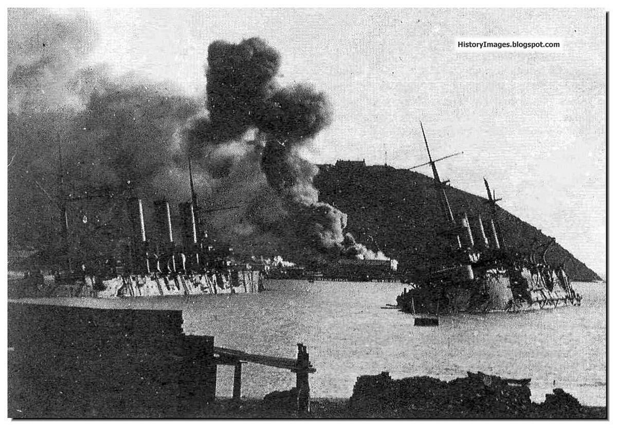 The Imperial Japanese Navy Sinks the Russian Fleet: Manchuria 1904/05 | by  Steve Newman Writer | Medium