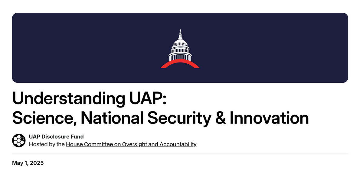 Congressional Briefing on UAP Science