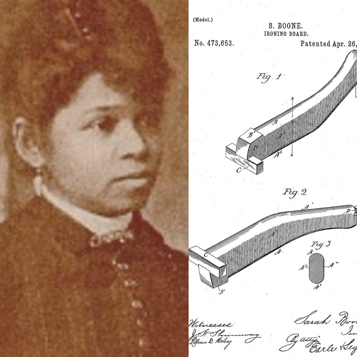 Sarah Boone, Pioneer of the Hinged Ironing Board by Amy Colleen The
