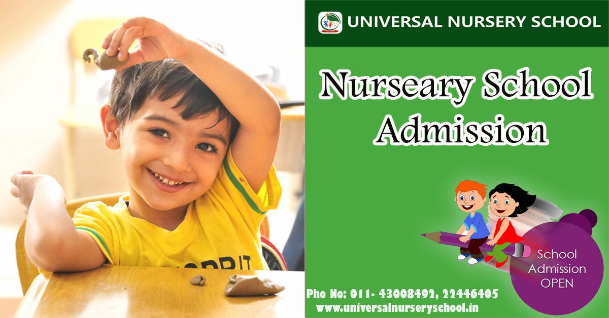 Nursery School Admission in East Delhi by Universalnurseryschool Medium
