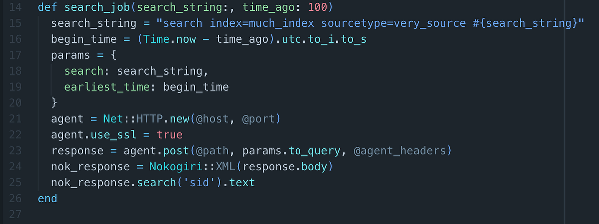 Creating a search job with the Splunk REST API and plain Ruby | by ...