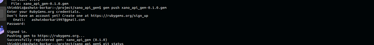 how to make your own ruby gem .. First Homemade Gem — Create and ...