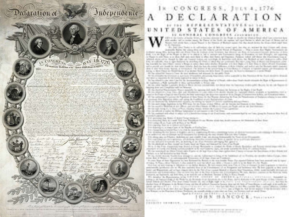 the declaration of independence a transcription analysis