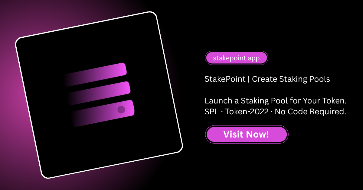 Best Solana Staking Pool Creator in June 2026: StakePoint vs Streamflow vs Smithii