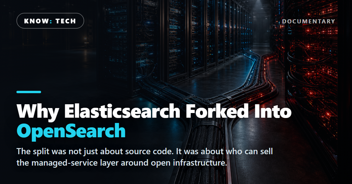 Why Elasticsearch Forked Into OpenSearch