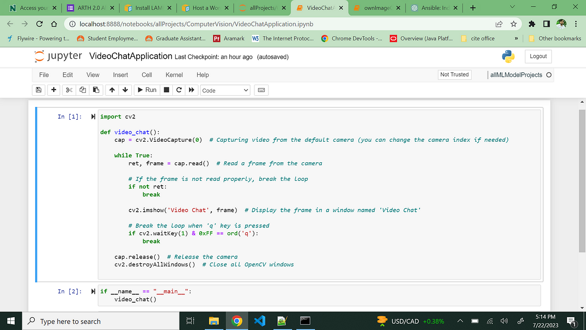 Building a Simple Video Chat Application using OpenCV and Python | by ...