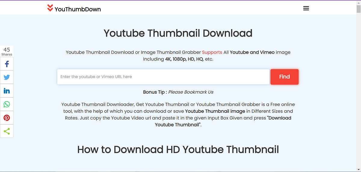 Best Youtube Thumbnail Downloader? - Harris Jones - Medium