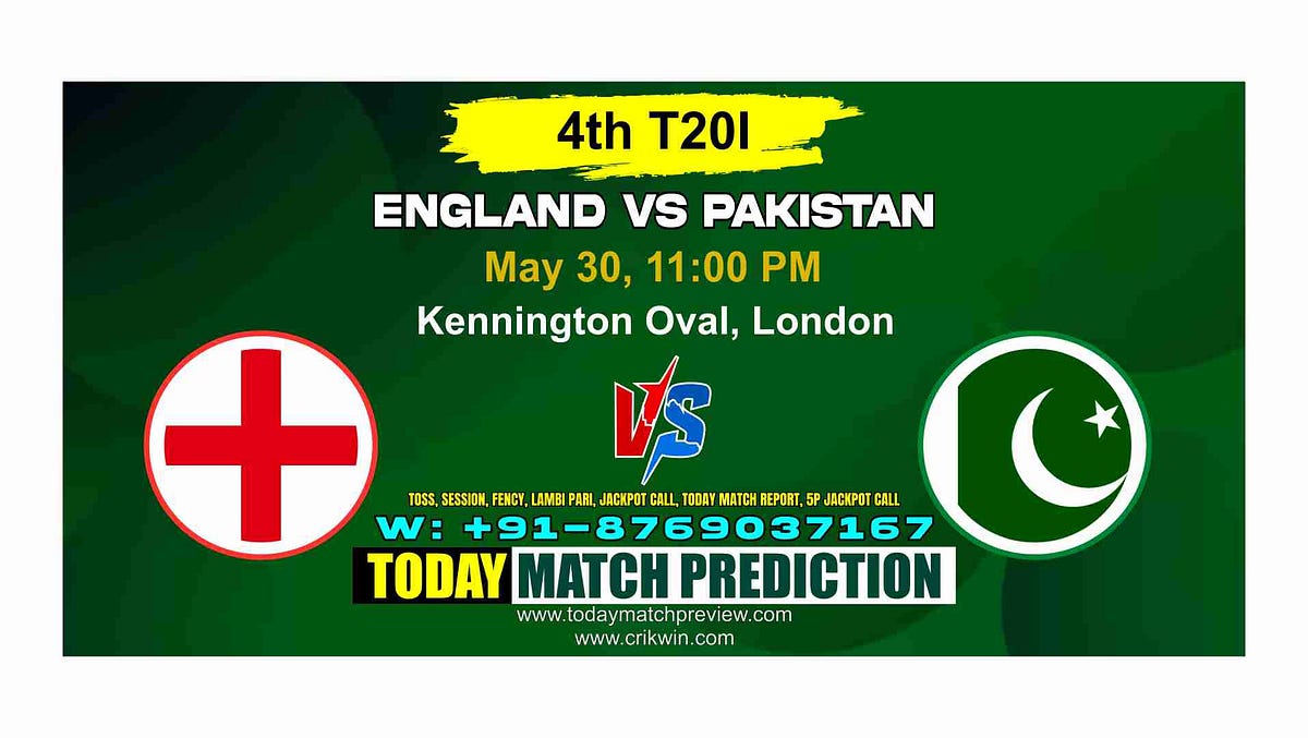 Pak vs Eng 4th T20 Match Prediction Today by Today Match Prediction