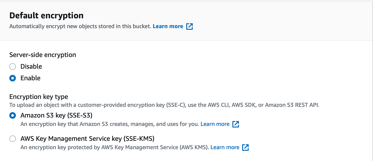 Secure Amazon S3 Bucket Data. Nowadays securing your data in S3… by