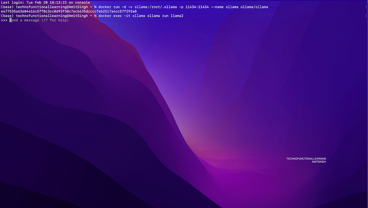 Ollama: Run with Docker llama 2, Starcoder and other large language ...