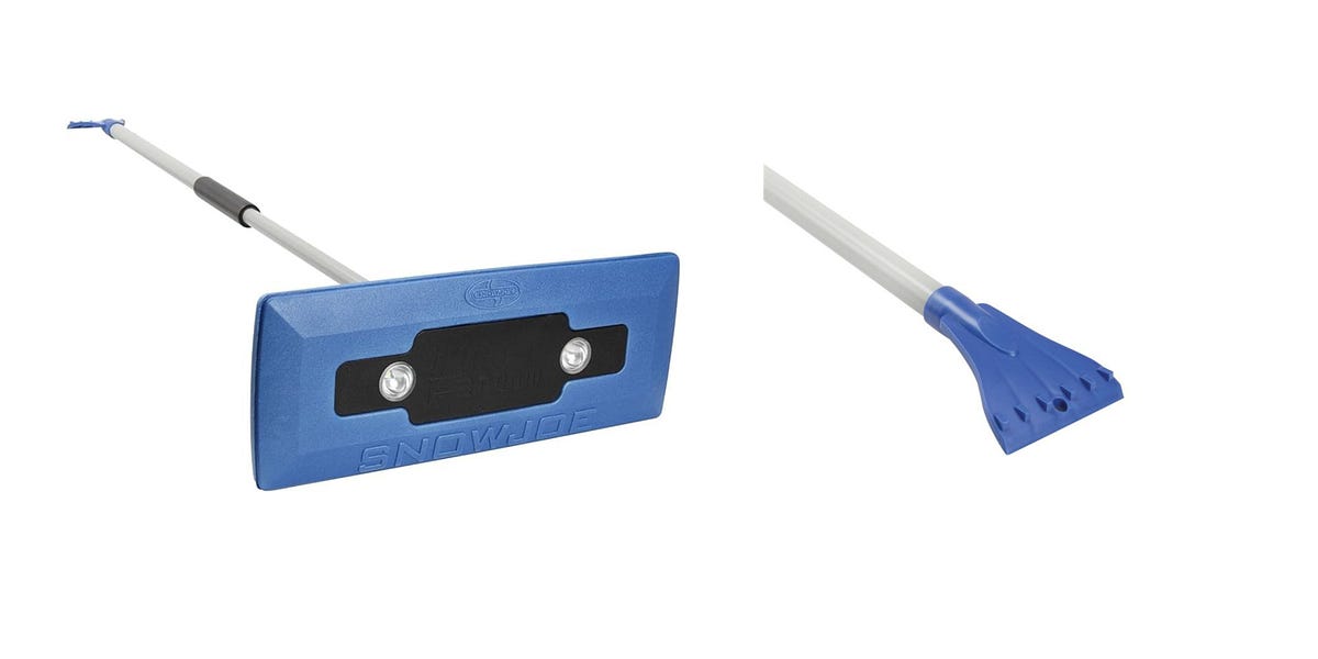 Snow Joe Sjblzd Led 4 In 1 Telescoping Snow Broom