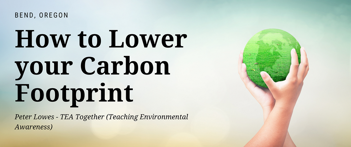 Peter Lowes How to Lower your Carbon Footprint by Peter Lowes