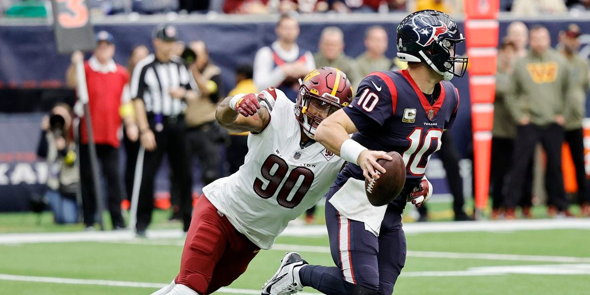 Taylor Heinicke set to start again for Commanders at Texans