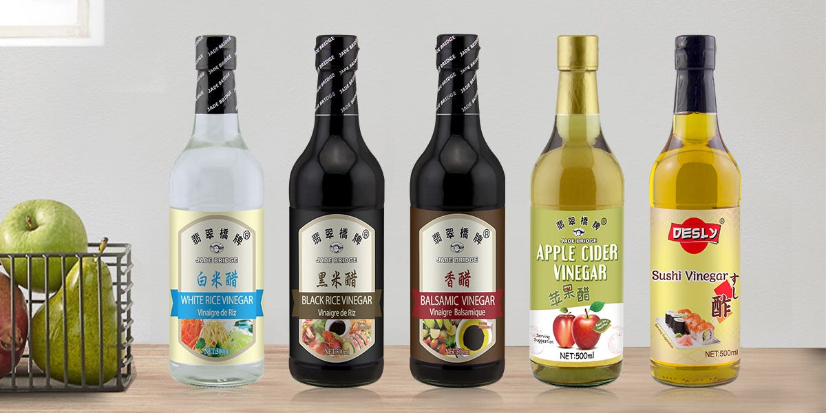 What is the difference between rice vinegar, mature vinegar, old