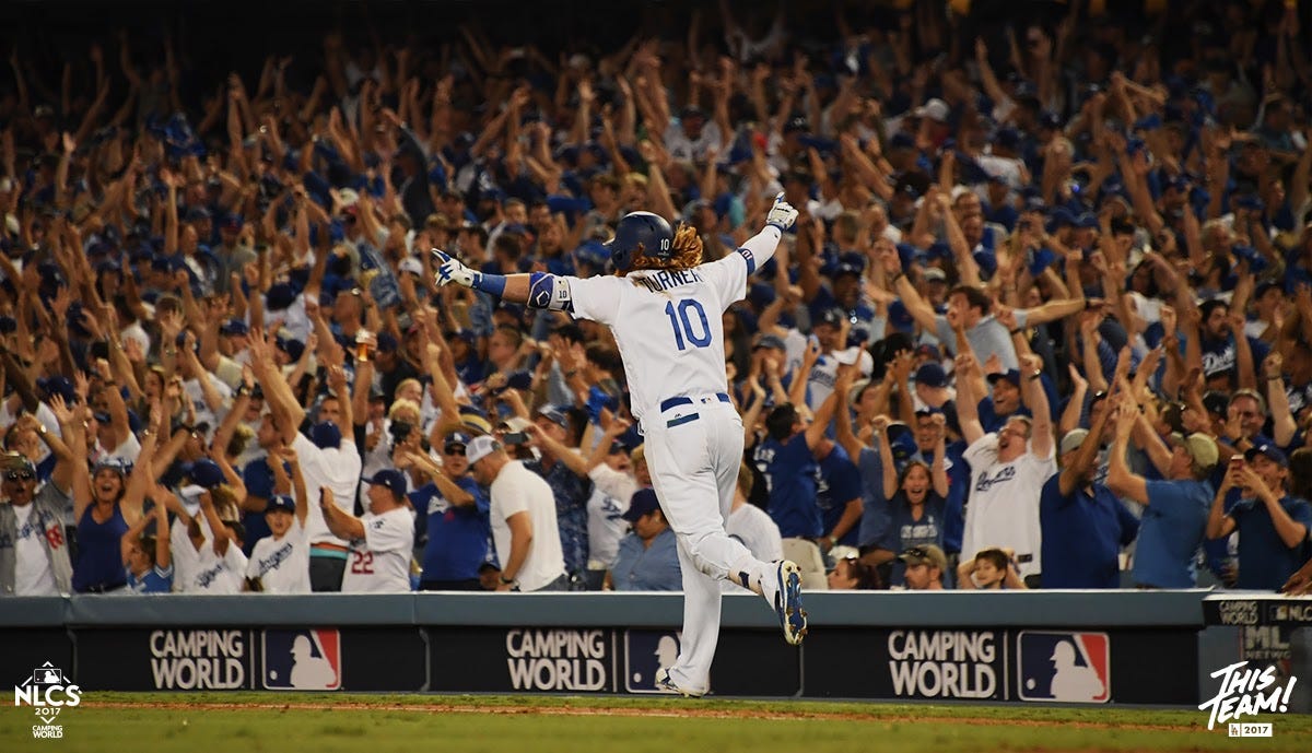 NLCS: Dodgers go up 2-0 on Turner's homer