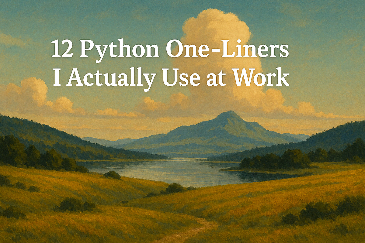 12 Python One-Liners I Actually Use at Work | by Builescu Daniel | Code ...