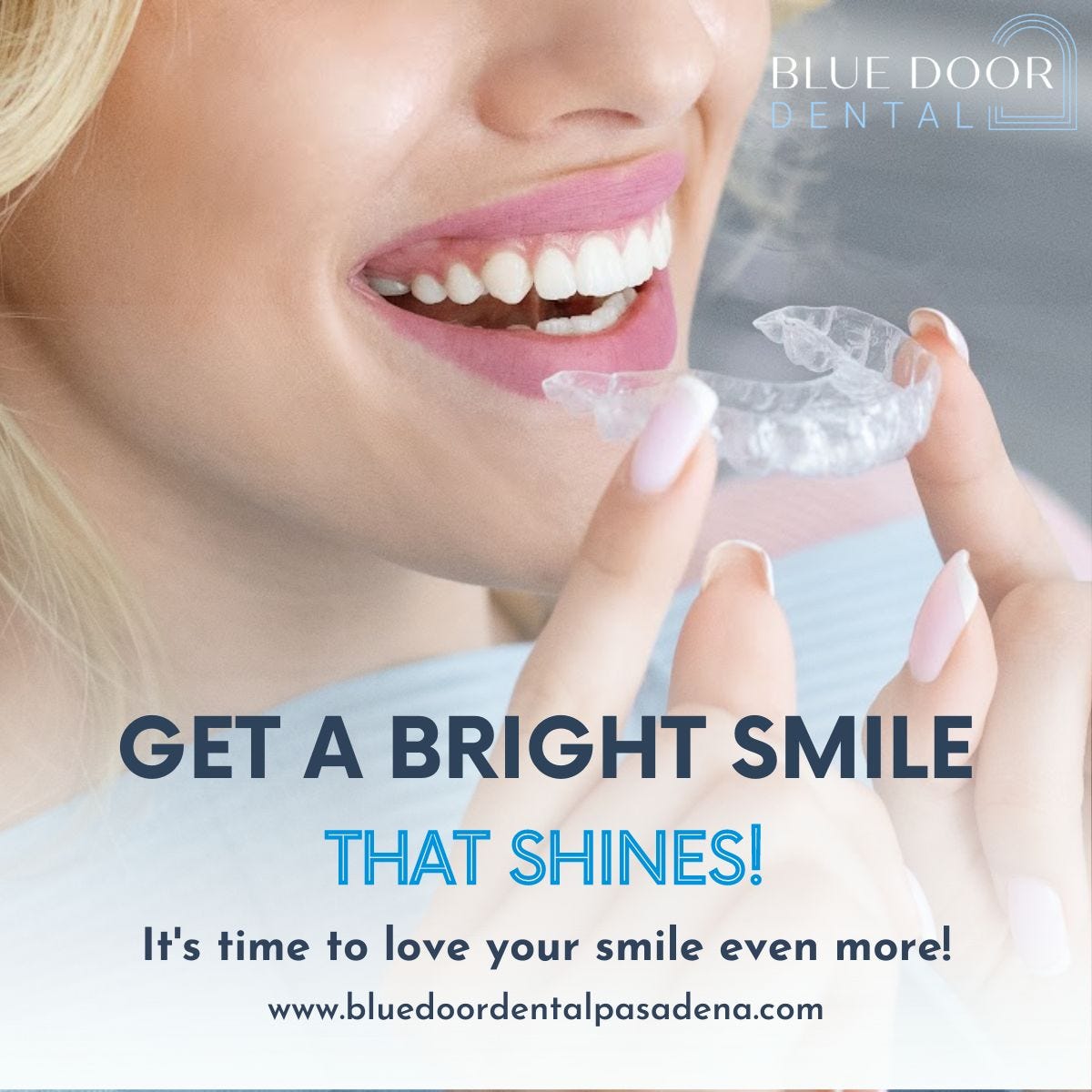 Get a Bright Smile with Invisalign at Blue Door Dental — Dentist
