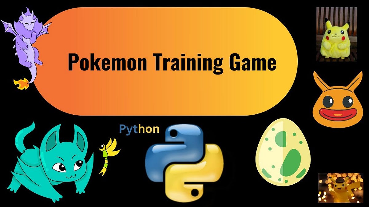 Pokémon Training Game in Python. Creating a complete Pokémon training ...