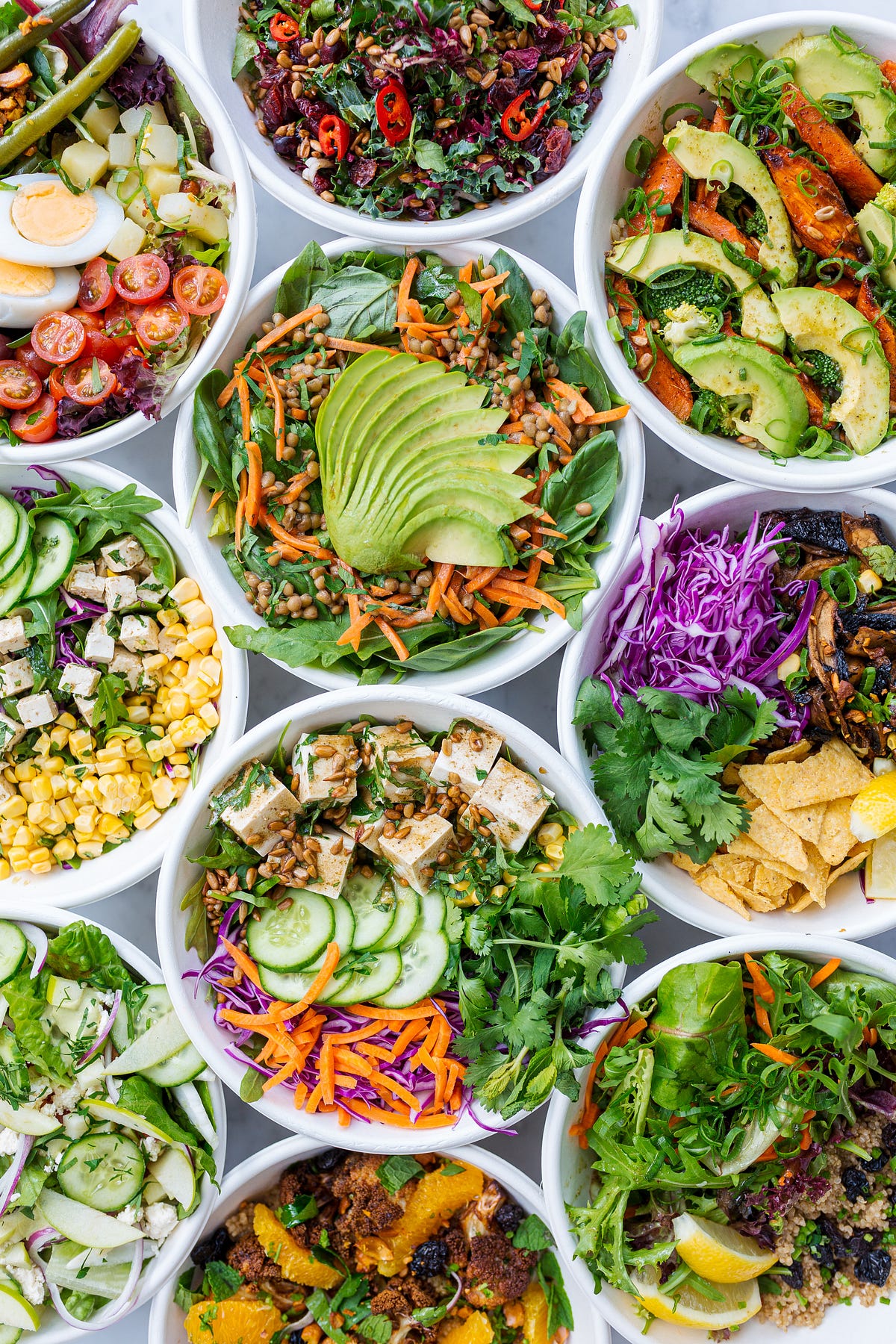 My Favorite Salad Bowl Method. A delicious and healthy take on a… by