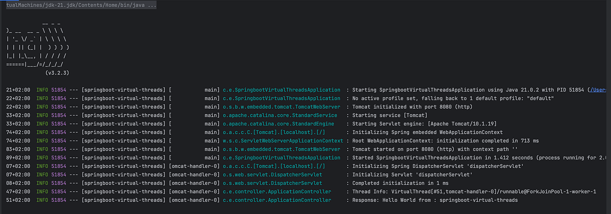 Introduction to JAVA 21 Virtual Threads with Spring Boot 3.2.3 | by ...