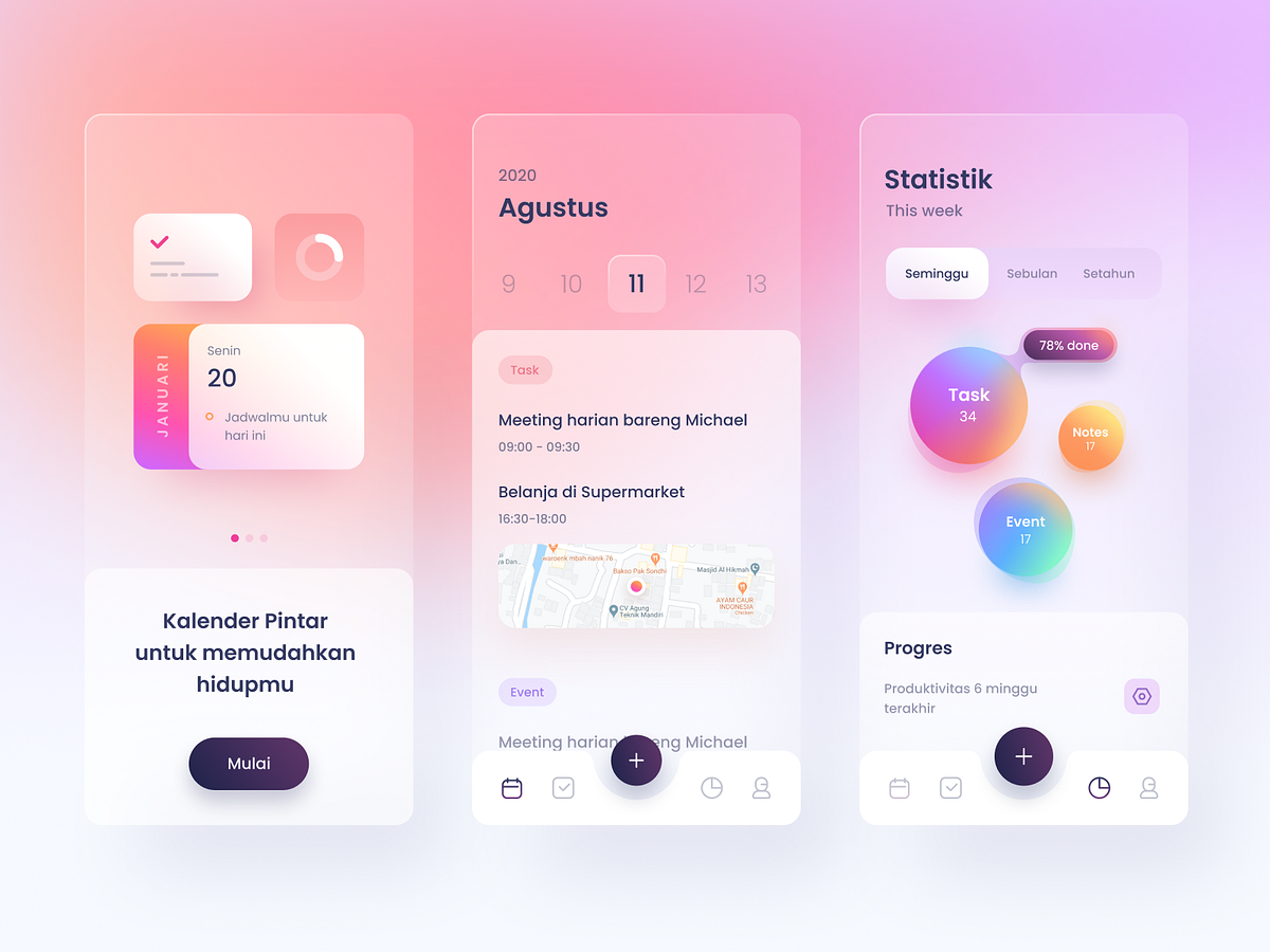 Edgy and Unique Mobile UX Design Works | Medium