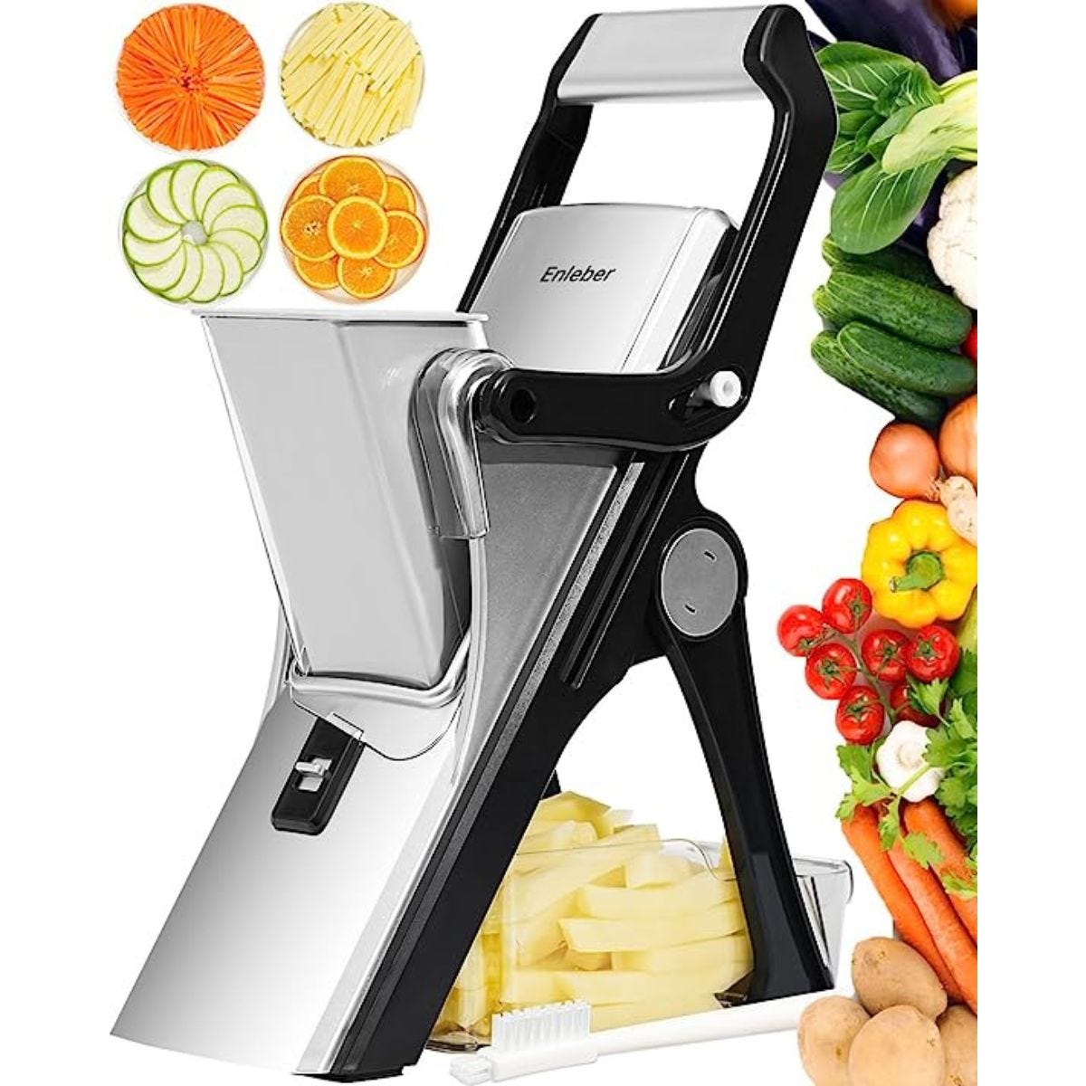 Mandoline / Vegetable Slicer with Adjustable Blade Thickness (R