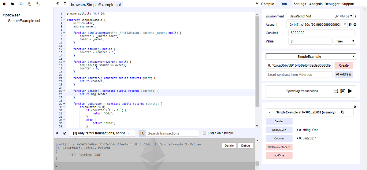 How to execute Smart Contracts functions as easy as one click | by ...