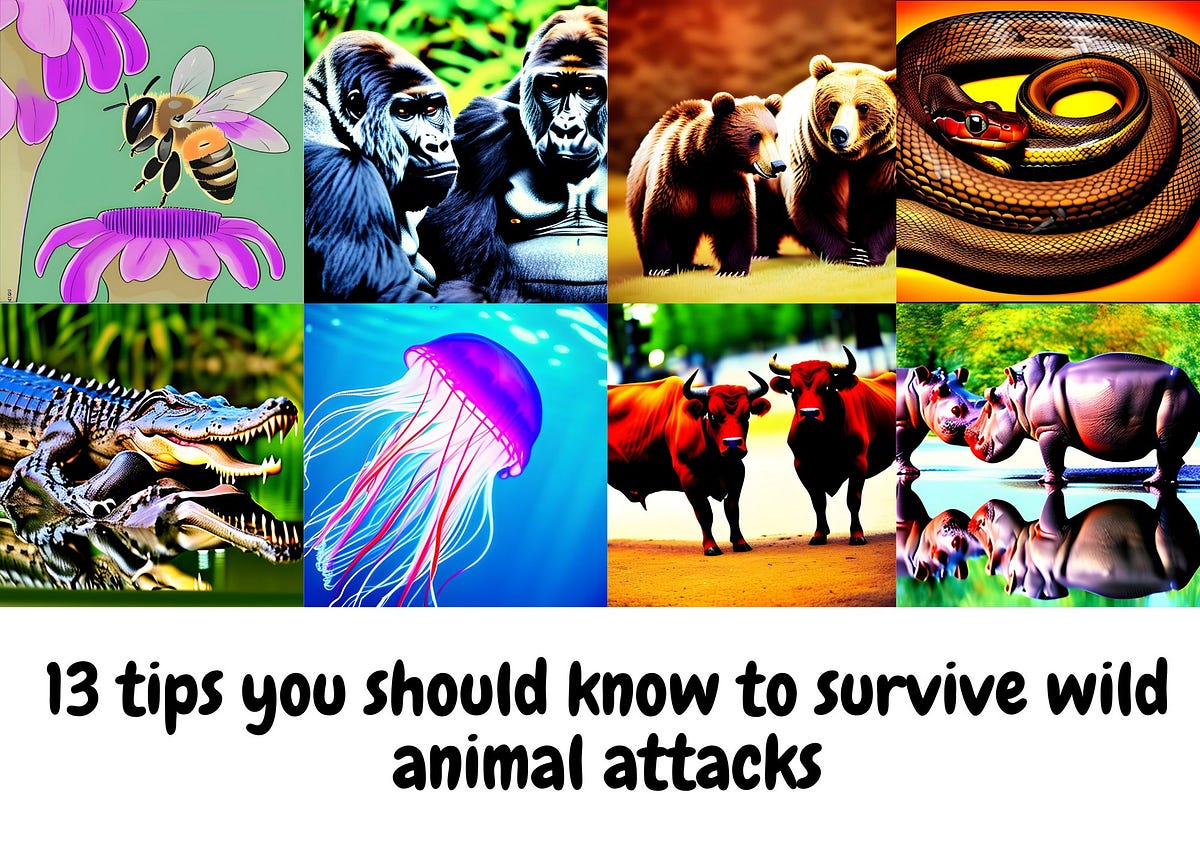 13 tips you should know to survive wild animal attacks by Nidhin Modi