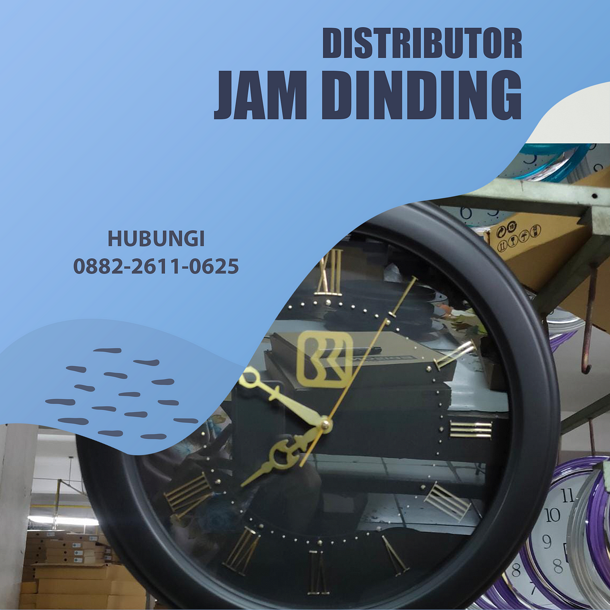 088226110625, Lokasi Distributor Jam Dinding by Dinding custom