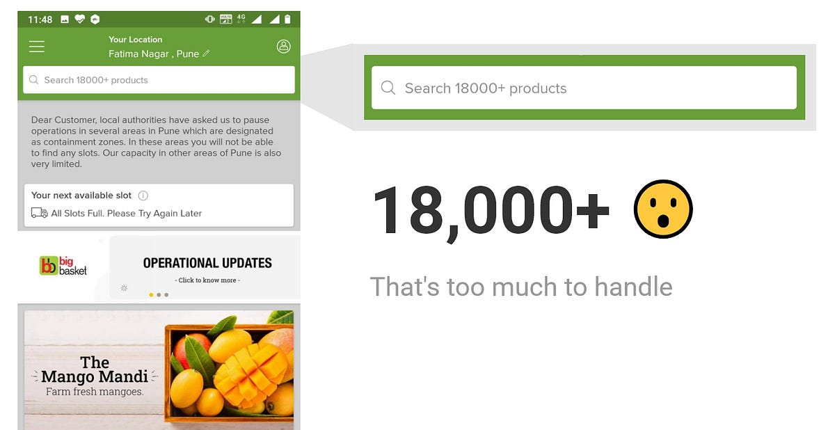 UX Usability Audit for Bigbasket App by Haresh Punjabi UX