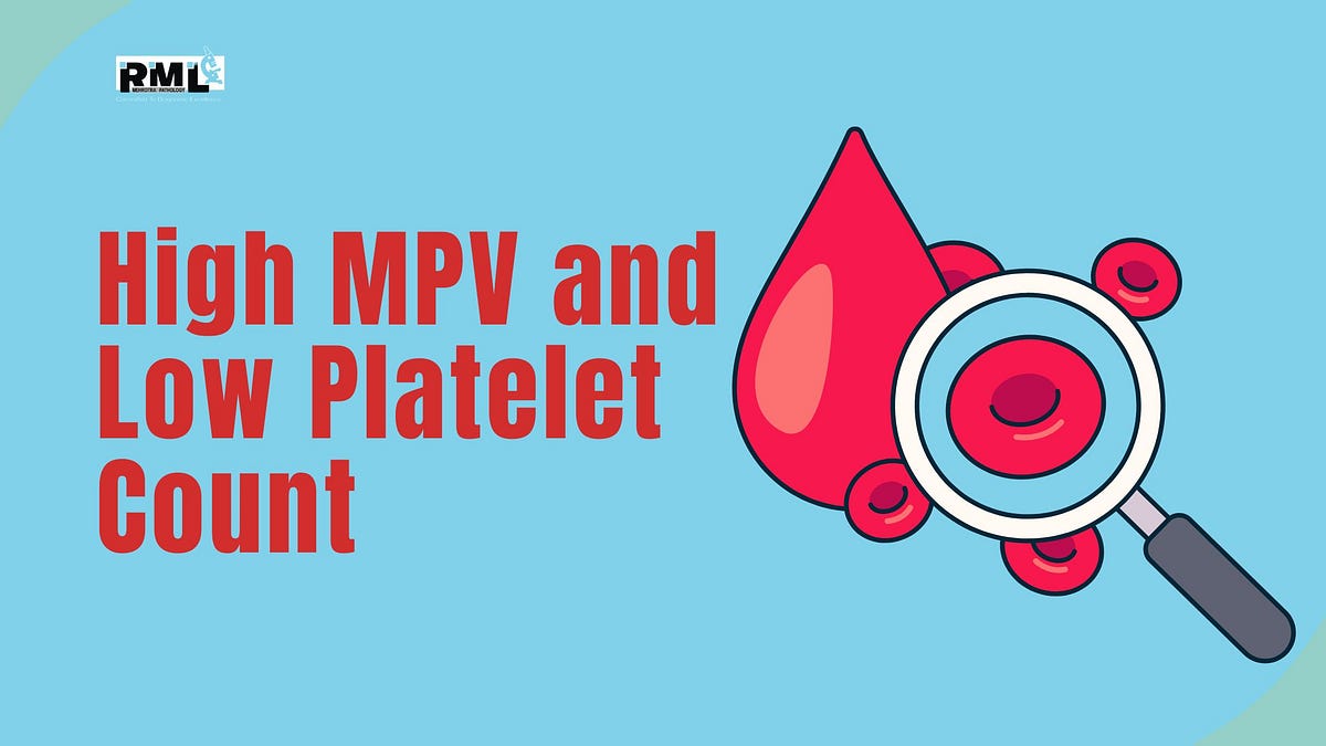 Understanding High MPV and Low Platelet Count by RML Pathology Jun, 2024 Medium