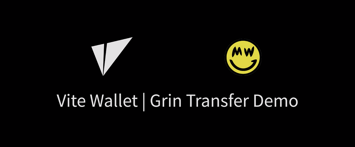 Vite Wallet | GRIN Integration Demo Video | by Vite Editor | Vite Labs ...