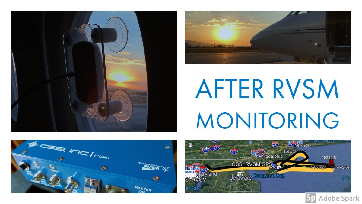 What Happens After Your RVSM Monitoring Flight? by CSSI RVSM Medium