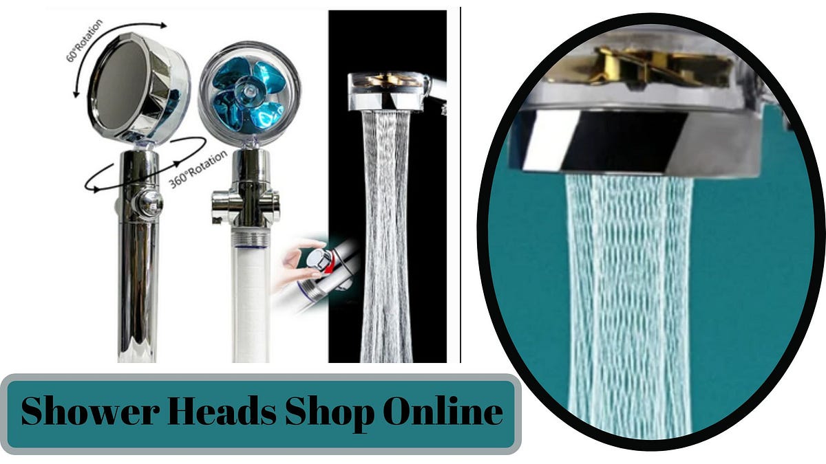 Shower head and filter Vortex Rain Jet Medium