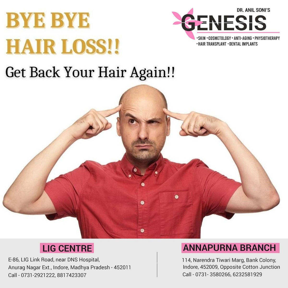 Laser Hair Reduction Treatment in Indore Genesis Cosmetology & Hair