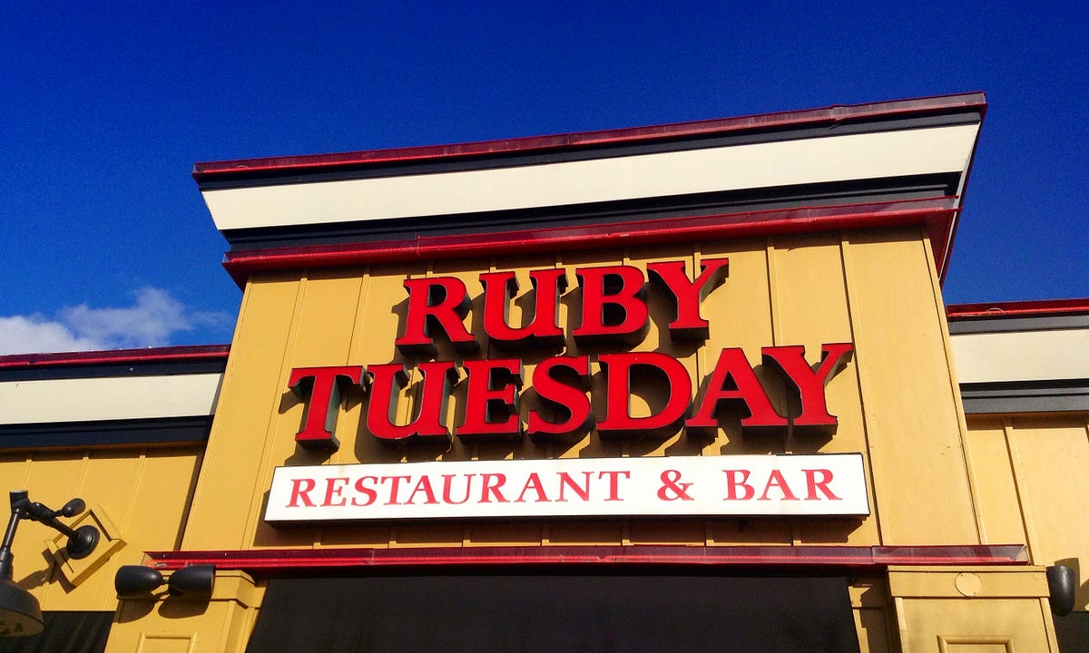 Ruby Tuesday Expects the New Menu to Save its Downfall Revenue by