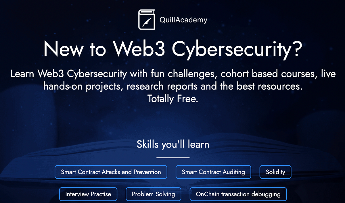 Preview image for QuillAudits Launches QuilllAcademy to Help Developers Build Secure Smart Contracts