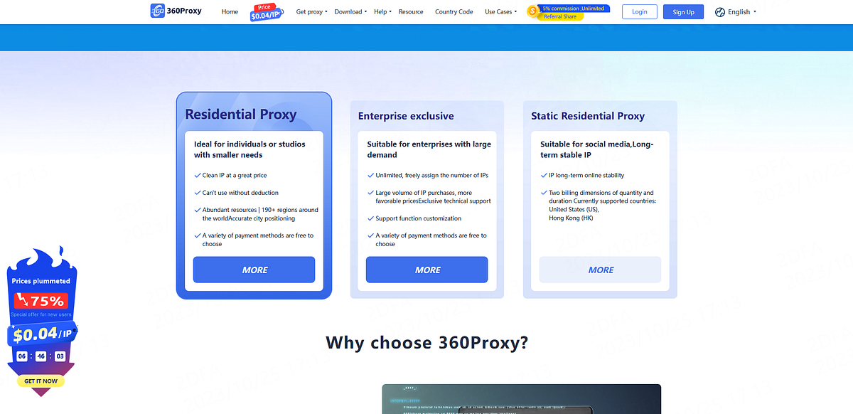 What is the difference between the residential proxy HTTP protocol and