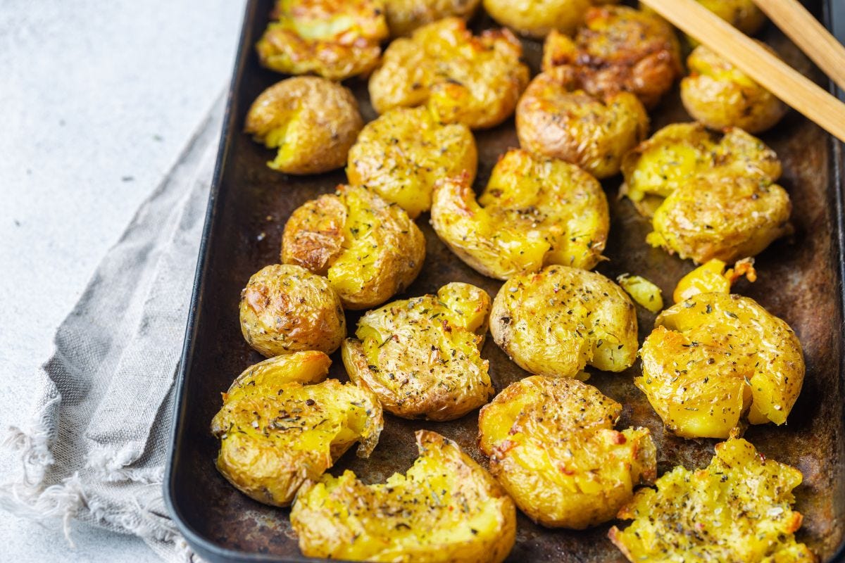 The Biggest Mistakes People Make When Making Crispy Smashed Potatoes