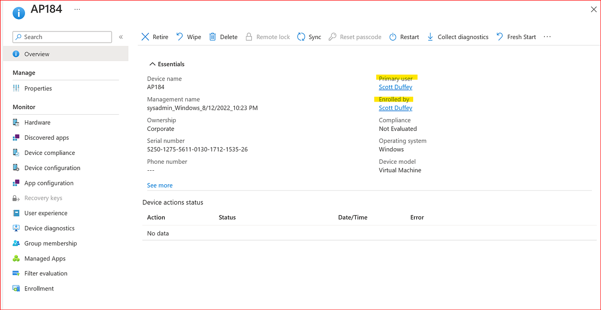 About Intune Primary User. It’s a new year and I’m trying to… | by ...