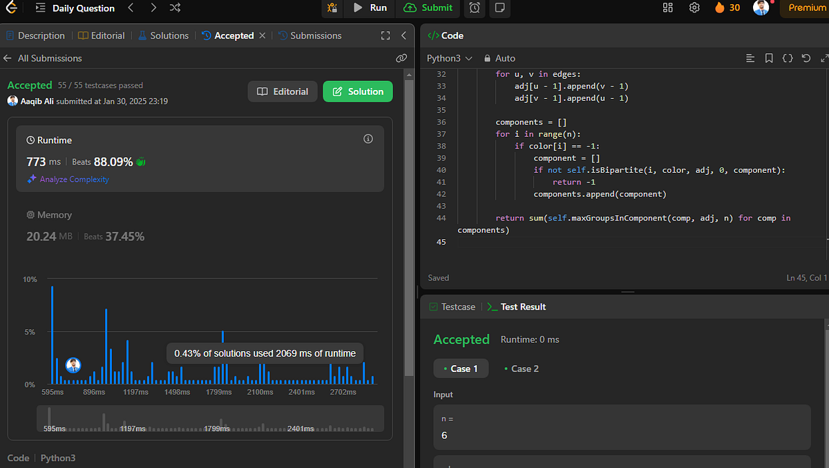 LeetCode, 𝐃𝐚𝐲-30/365-DSA-Coding 𝐉𝐨𝐮𝐫𝐧𝐞𝐲…Google Prep… | by Aaqib Ali ...