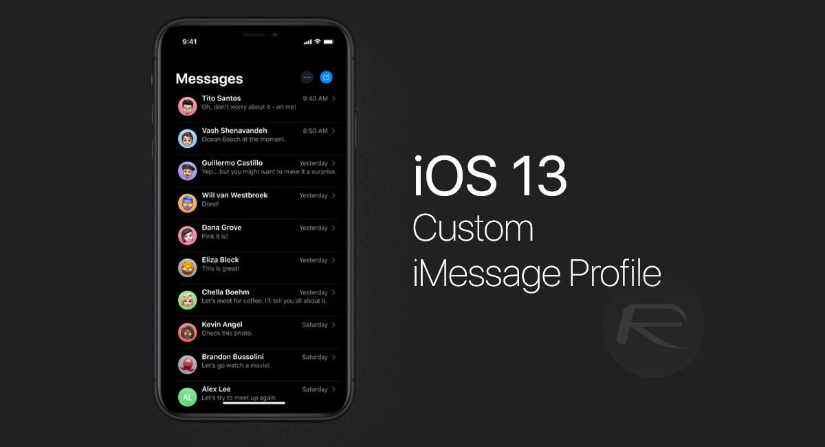 How to Set a Custom Name and Profile Photo With iMessage on iPhone and ...