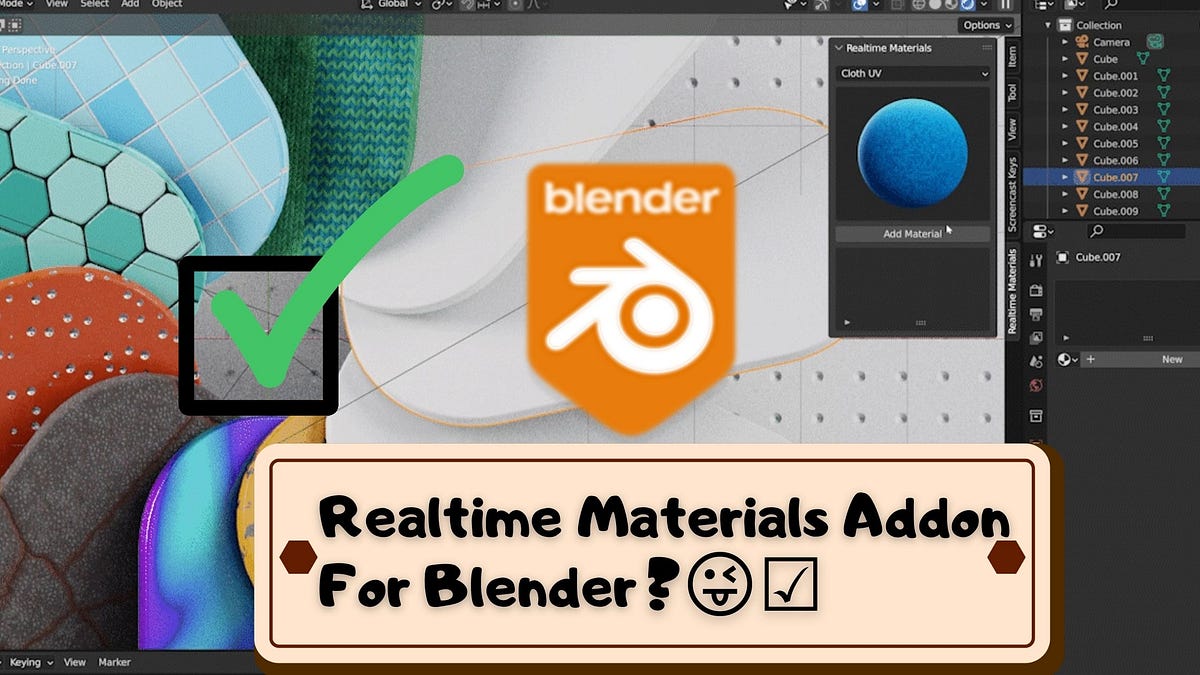 Realtime Materials Addon For Blender by TheSkillsGrowth Medium