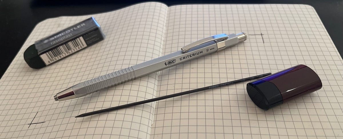 BIC Criterium 2.0mm Mechanical Pencil Review, by synapticloop