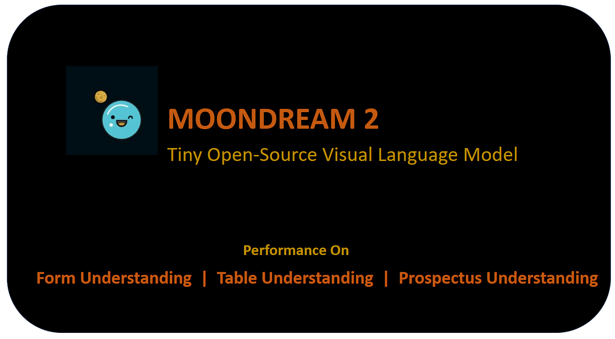 Moondream2: Tiny Visual Language Model For Document Understanding | by ...