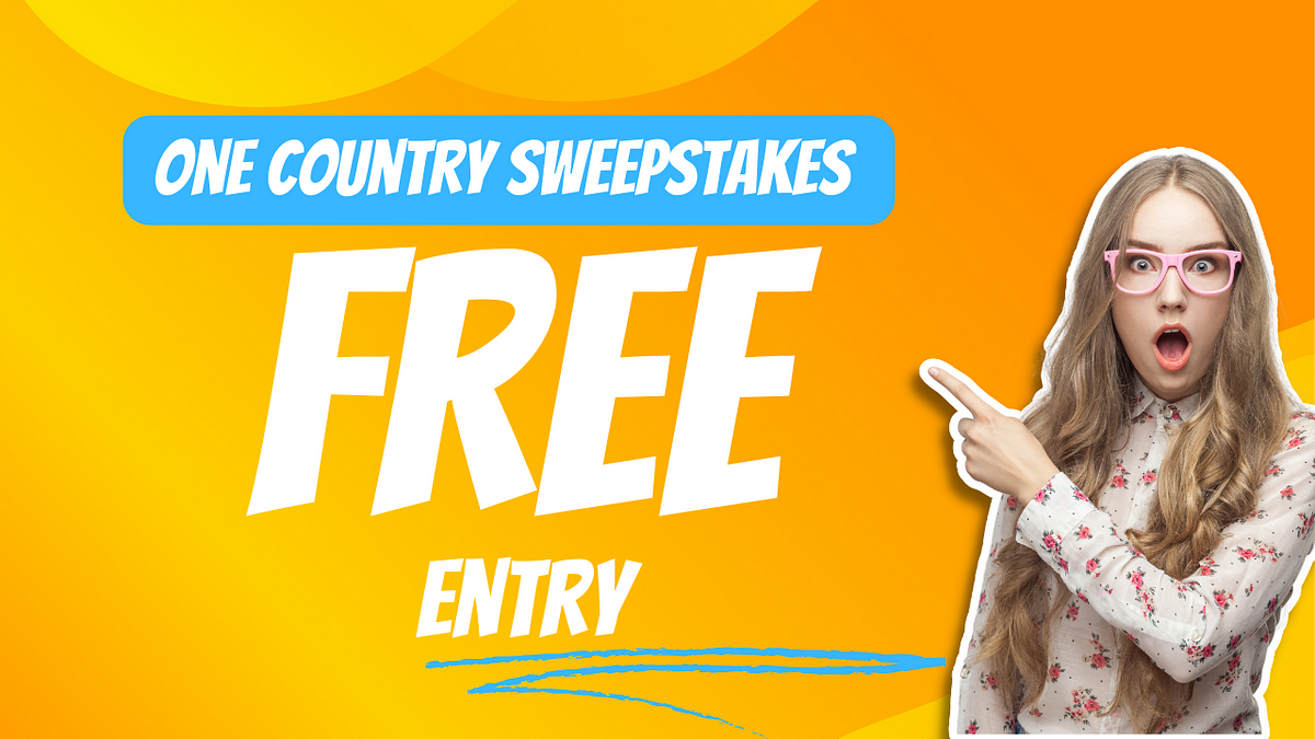 How To Enter The One Country Sweepstakes For Free! by sweepstakes