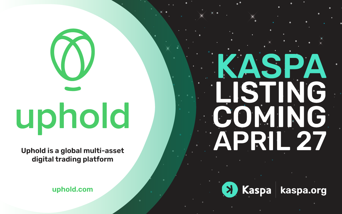 Kaspa New Exchange Listing — Uphold | by N. R. Crowningshield | Kaspa  Currency | Medium