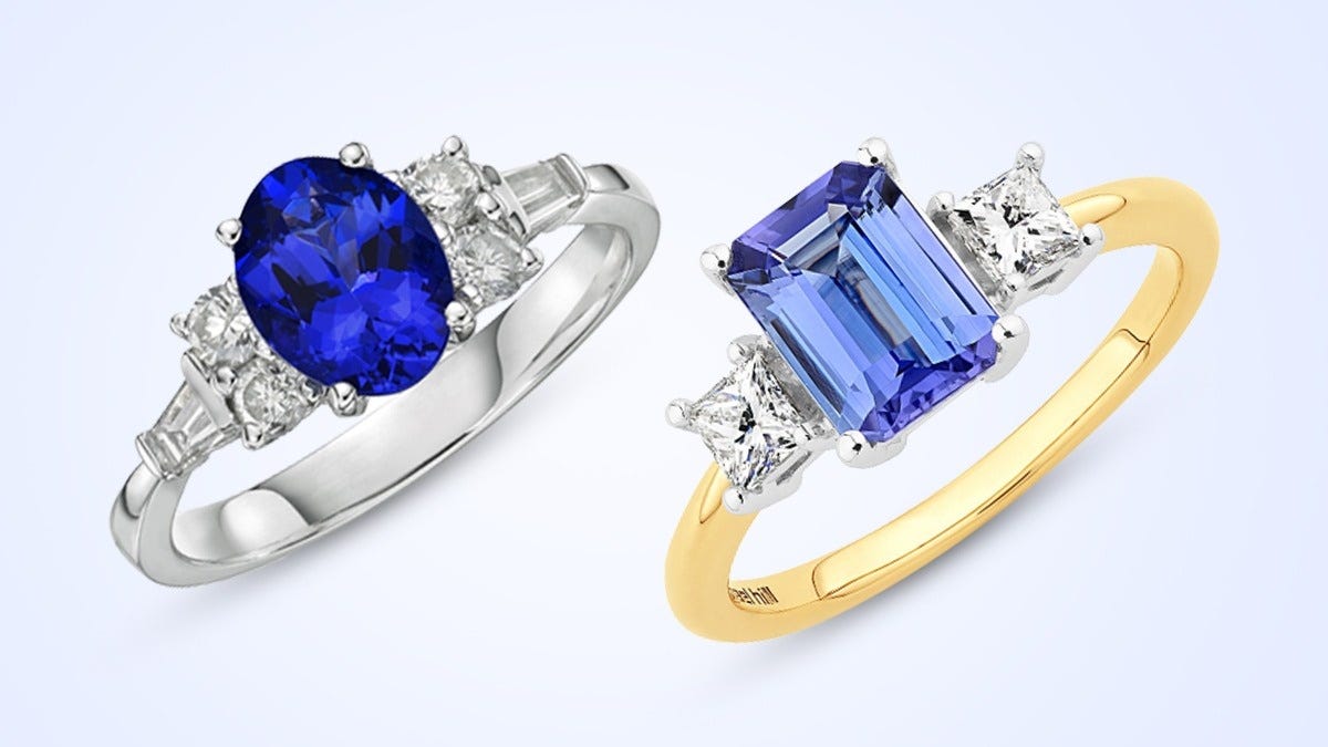 Tanzanite Rings with Diamonds: Jewels with a Perfect Combination