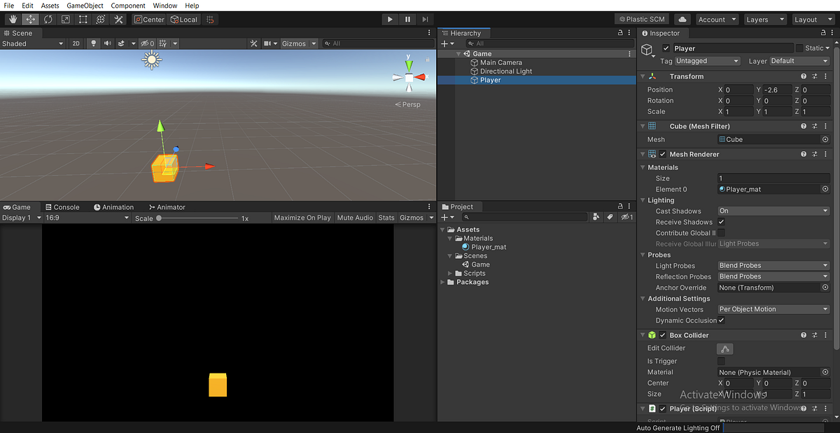 Simple Player Movement in Unity. Creating basic player movement in ...