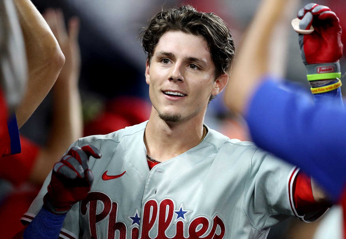 Phillies Nick Maton homers off Sandy Alcantara